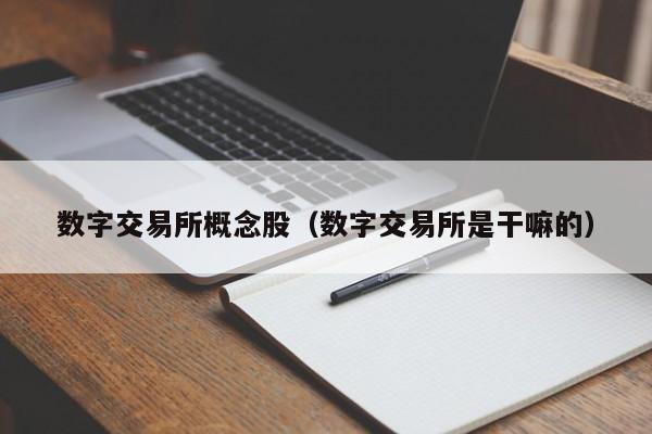 数字交易所概念股（数字交易所是干嘛的）